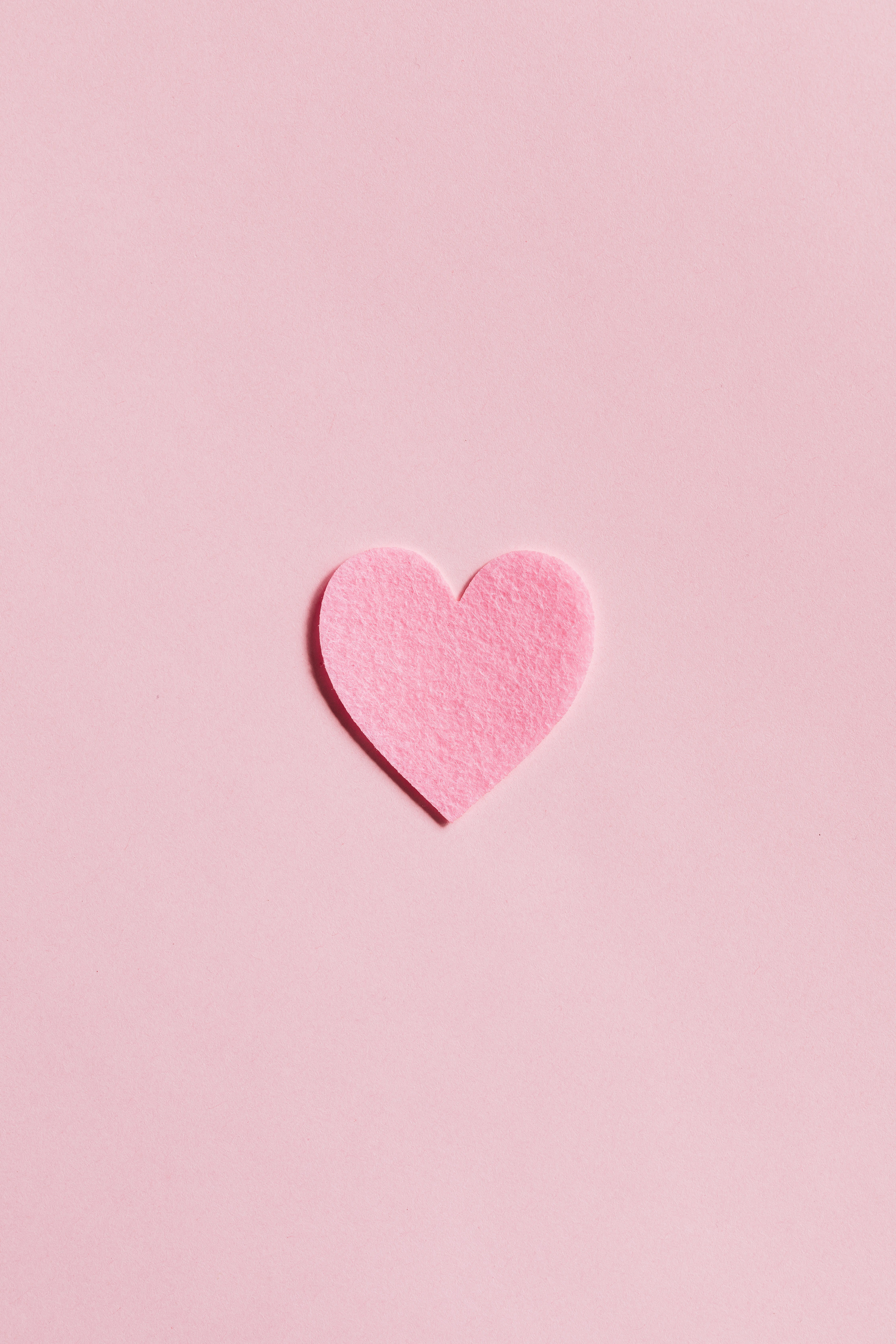 Cuore di carta rosa, 4480x6720 Full HD Verticale, Smartphone