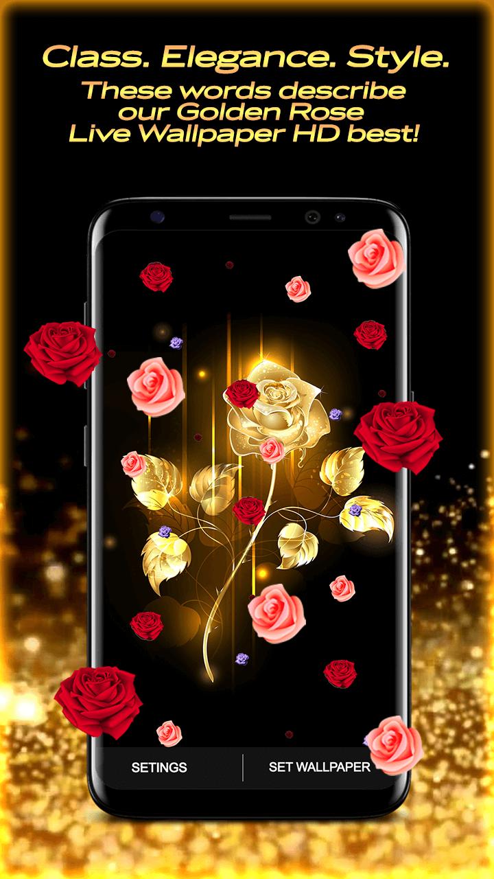 Rosa dorata con rose rosse, 720x1280 Full HD Verticale, iPhone