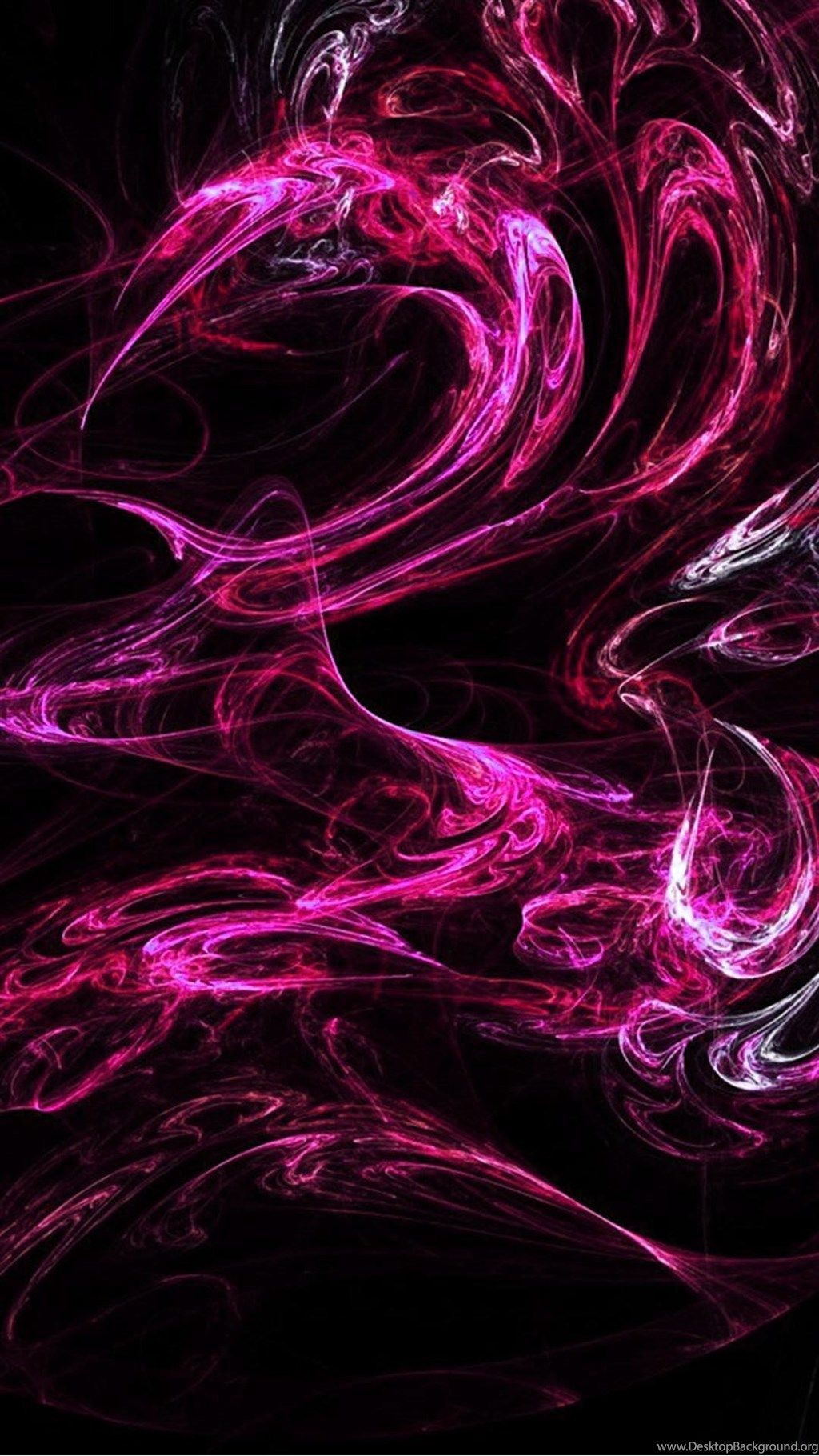 Fumo astratto rosa e nero, 1024x1820 Verticale, Telefono