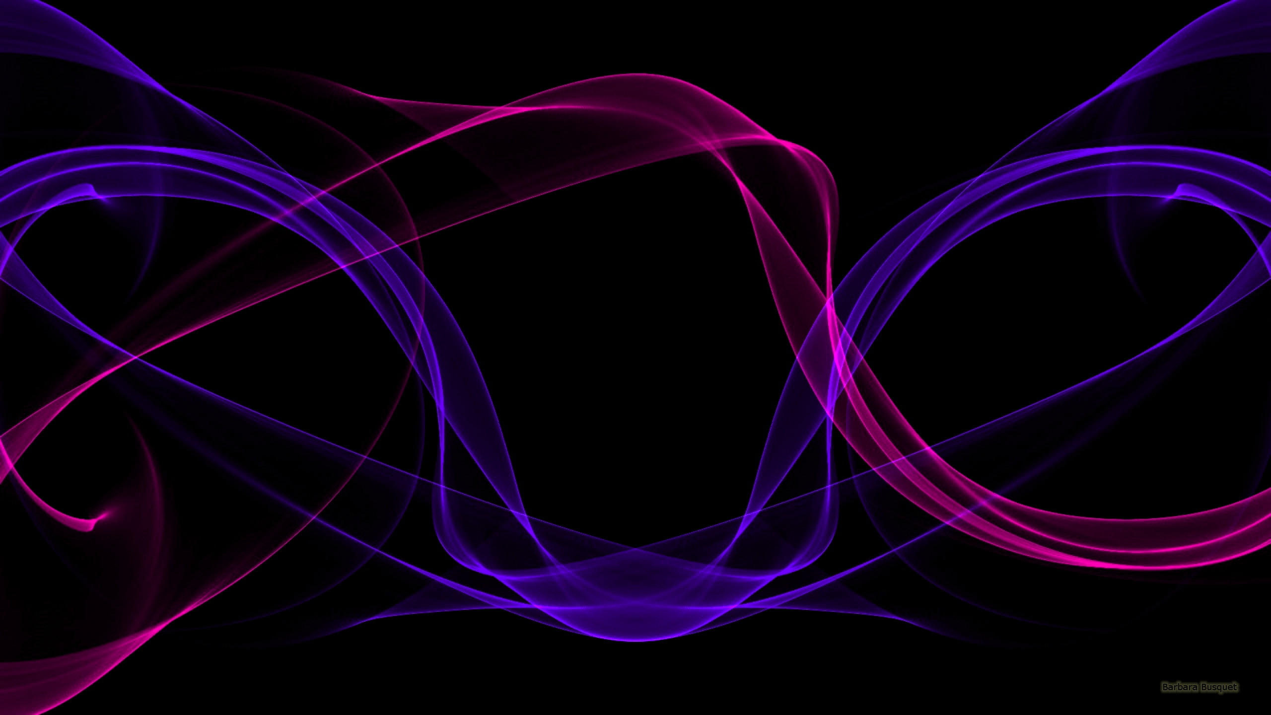 Astratto linee viola e rosa, 2560x1440 2K, Desktop