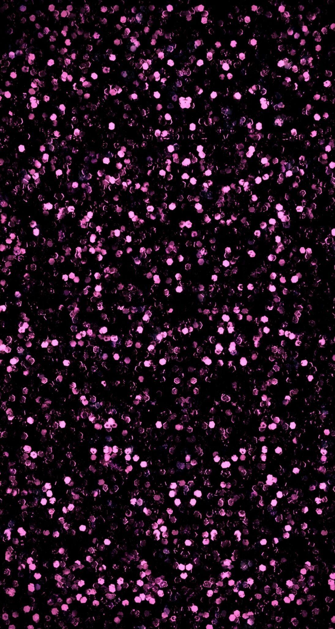 Glitter rosa e nero, 1095x2053 Verticale, Telefono