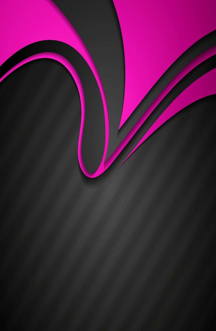 Onde astratte rosa e nere, 736x1128 Verticale, Mobile