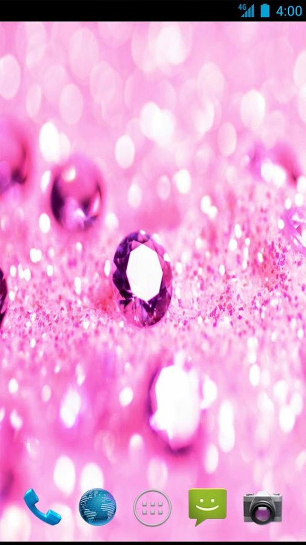 Cuore rosa glitter principessa, 1152x2048 Verticale, Telefono