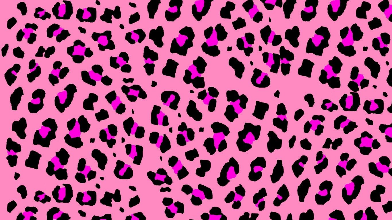 Stampa leopardata rosa e nero, 1080x1920 Full HD Verticale, Smartphone