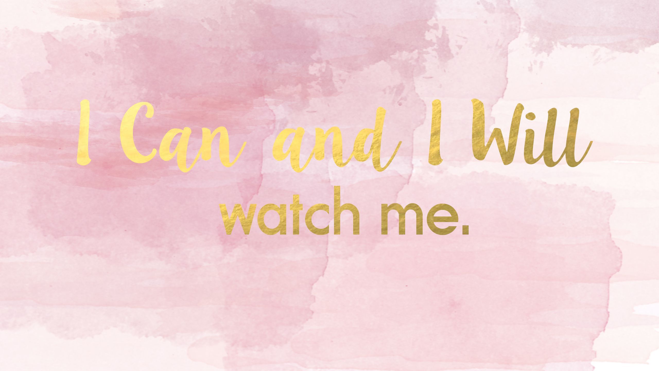 Frase motivazionale acquerello rosa, 2560x1440 1440p, Desktop