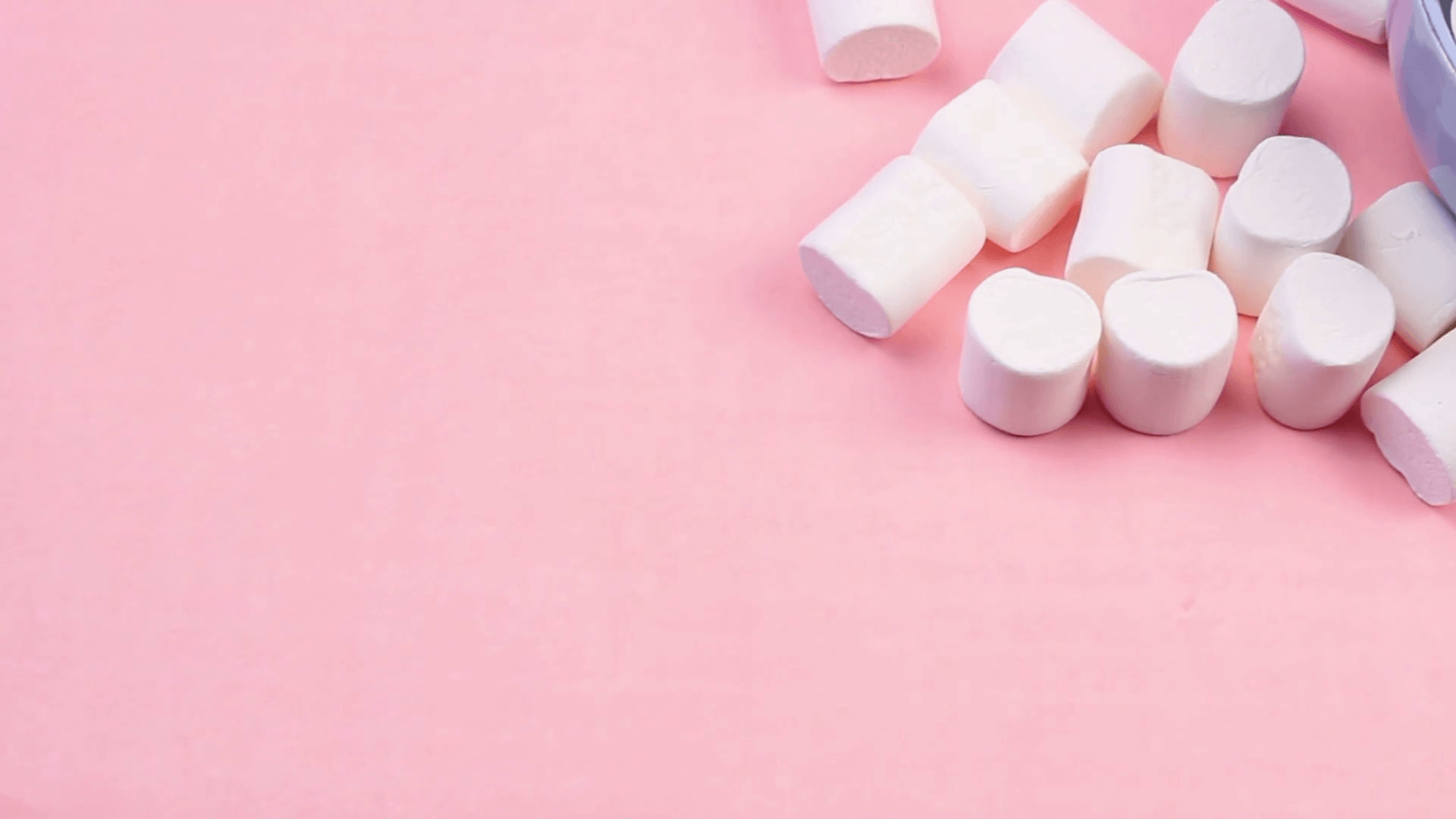 Marshmallow bianchi su sfondo rosa, 1920x1080 Full HD 1080p, Desktop