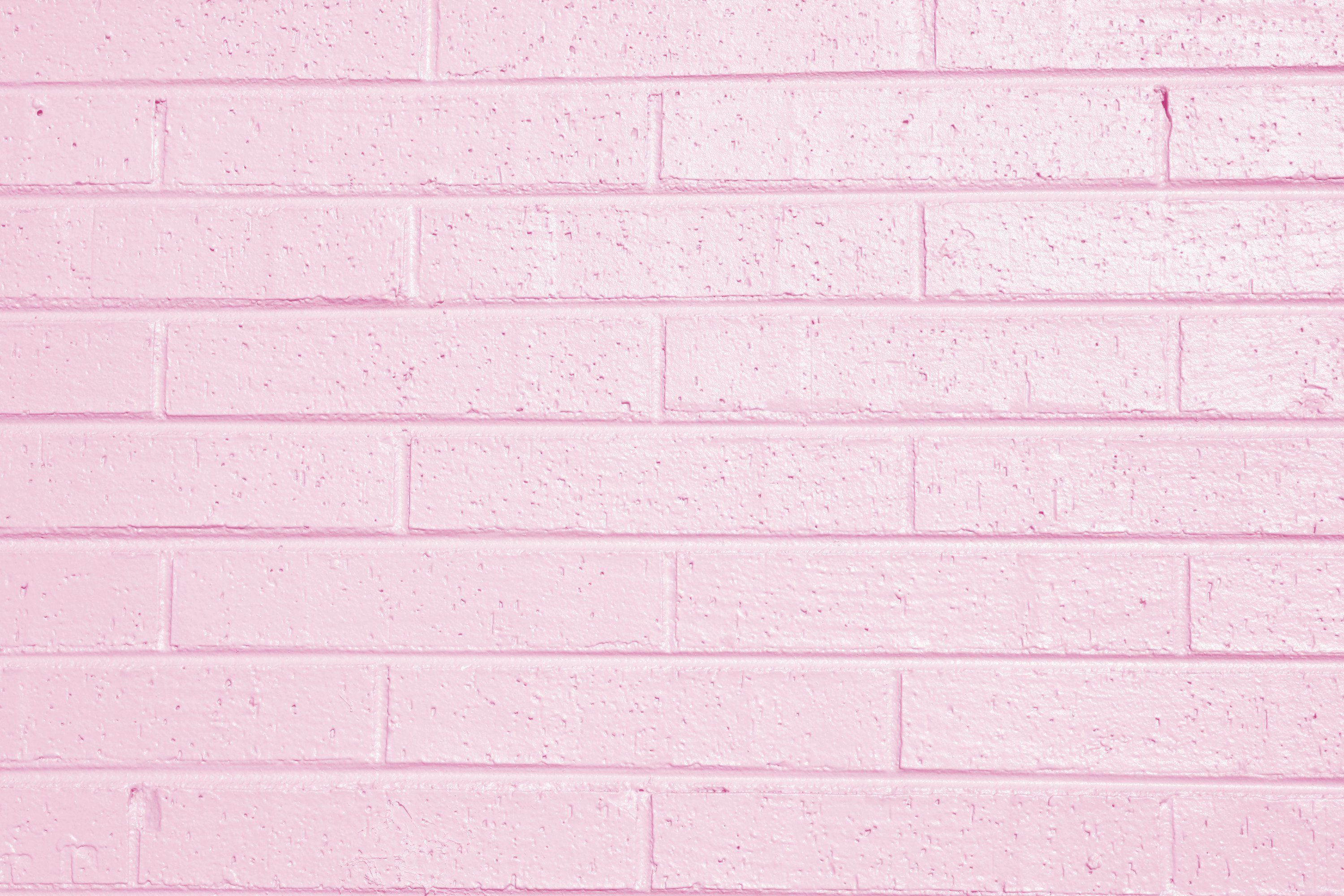 Muro di mattoni rosa pastello, 3000x2000 2K, PC