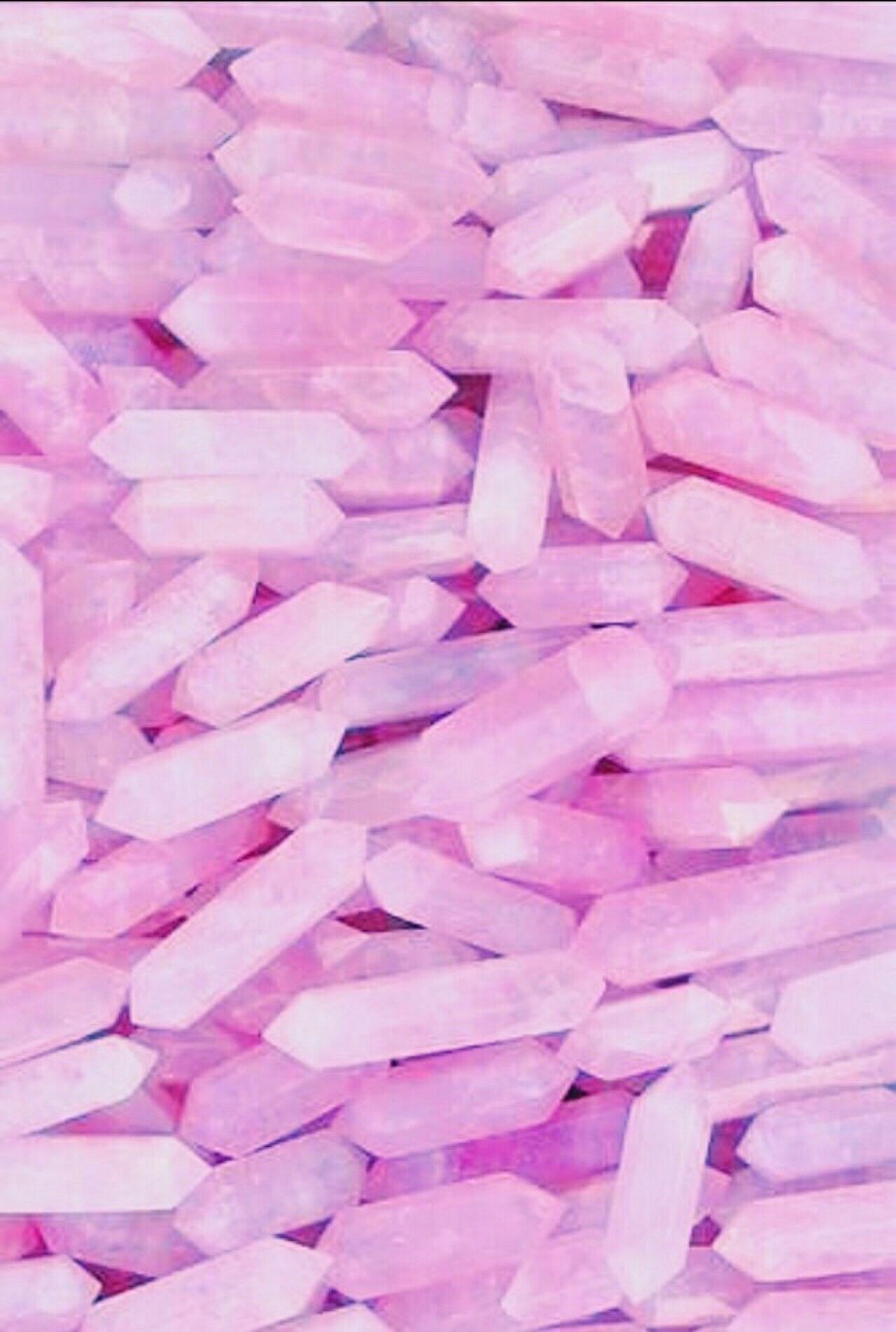 Cristalli rosa pastello, 1280x1902 Full HD Verticale, Smartphone