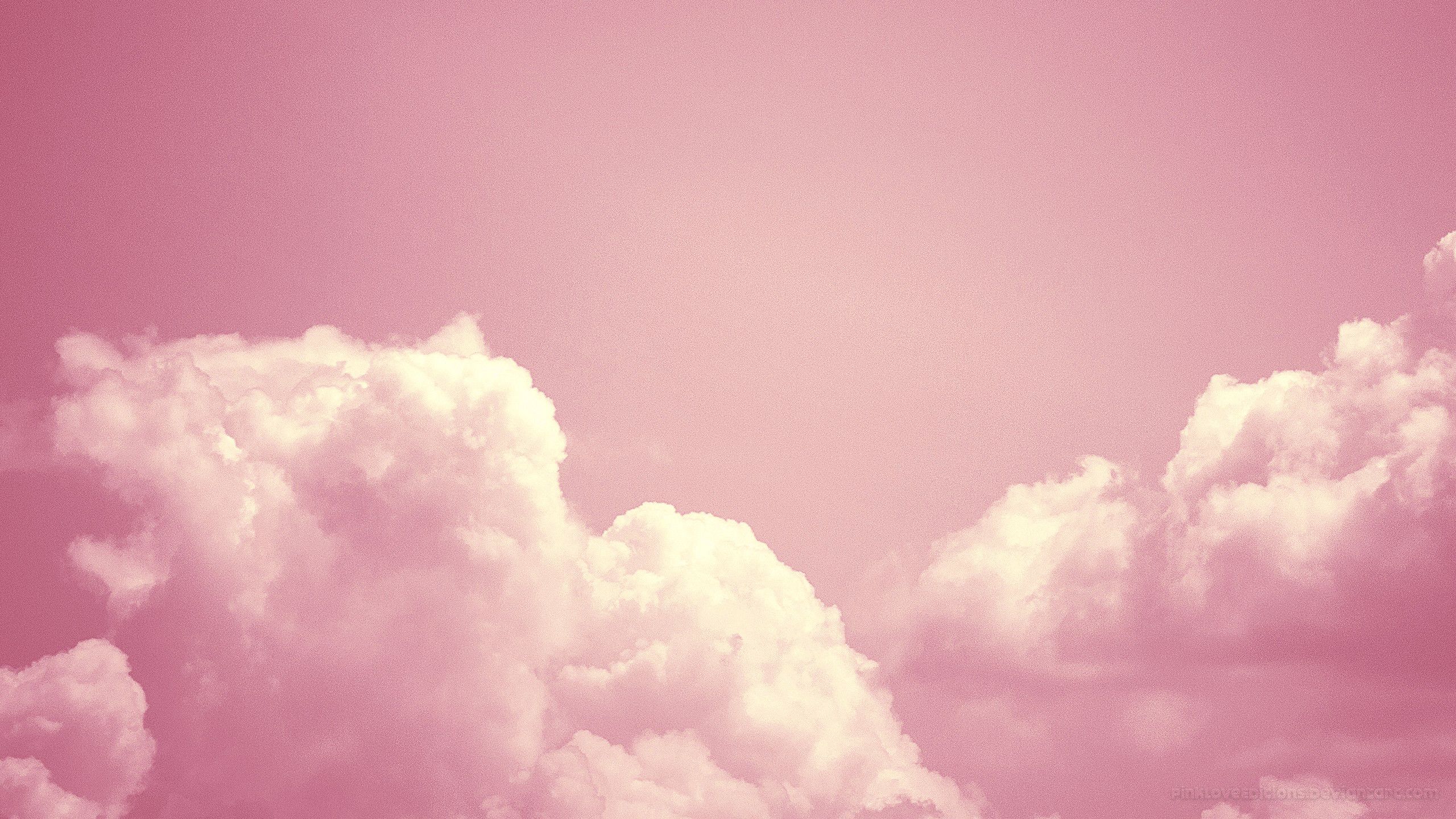 Nuvole rosa pastello cielo, 2560x1440 2K, Monitor Gaming