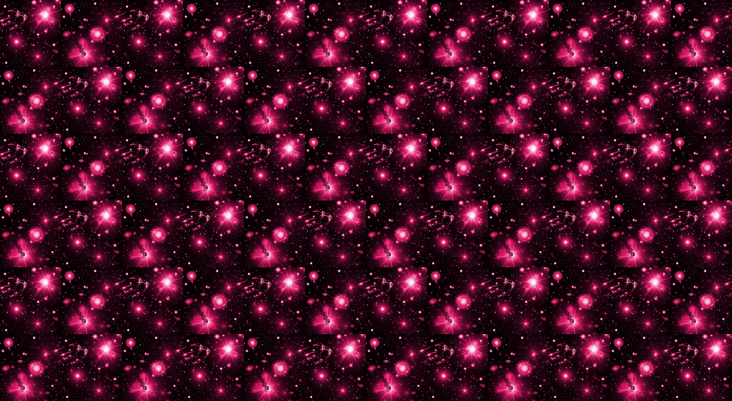 Stelle rosa scintillanti sfondo nero, 1500x822 720p, PC