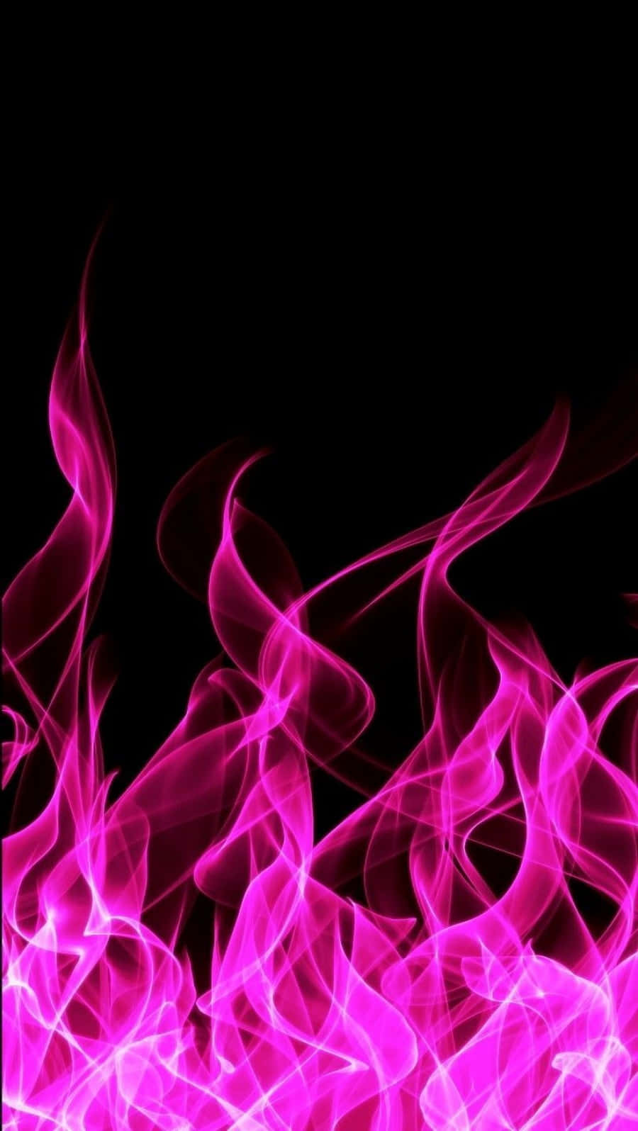 Fiamme rosa scuro su nero, 900x1596 Full HD Verticale, Google Pixel