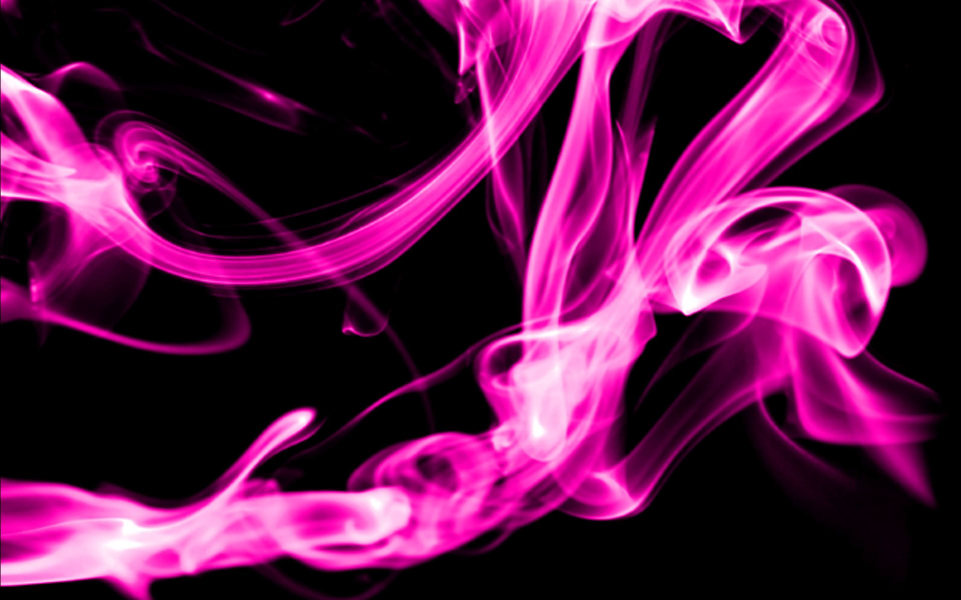 Fumo rosa astratto sfondo nero, sfondo 1920x1200 Full HD+ WUXGA, Laptop