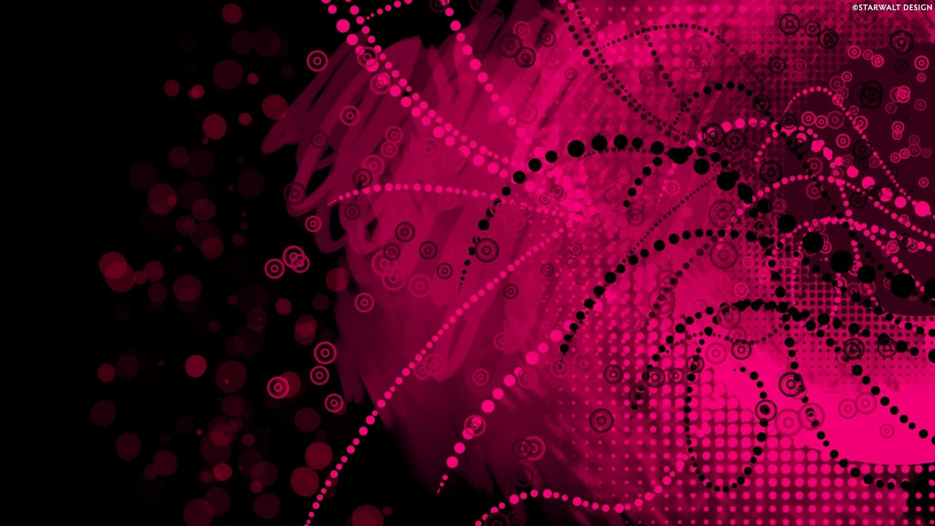 Sfondo astratto rosa e nero, sfondi 1920x1080 1080p, Desktop