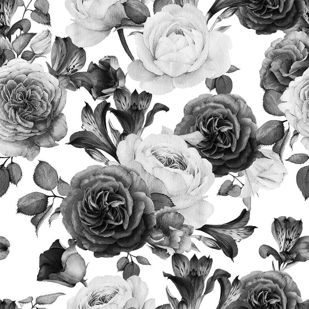 Rose bianco e nero, 1000x1000 HD, iMac