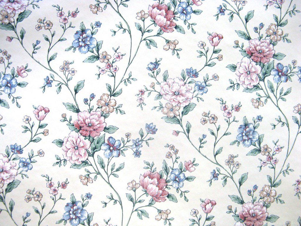 Rose blu vintage floreale, 1024x768 HD, Laptop