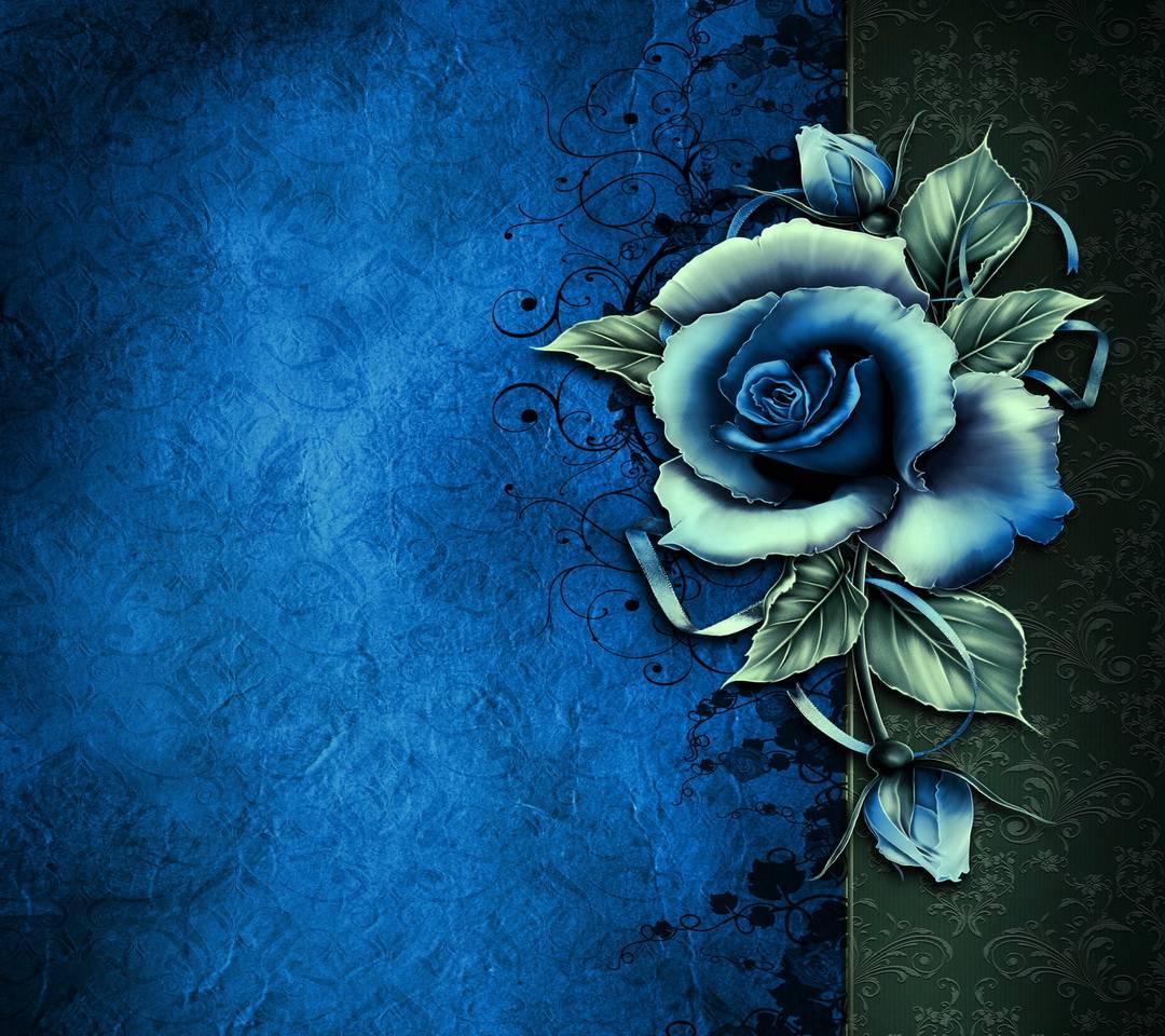 Rosa blu vintage texture, 1080x960 HD, iMac