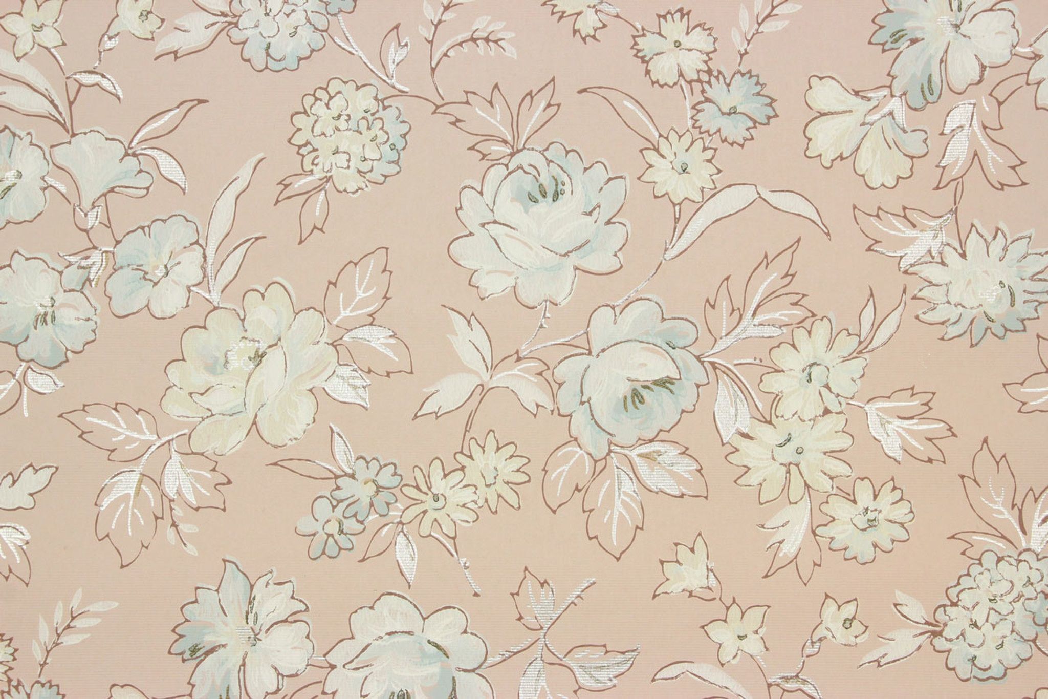 Rose blu vintage su rosa, 2048x1365 2K, iMac