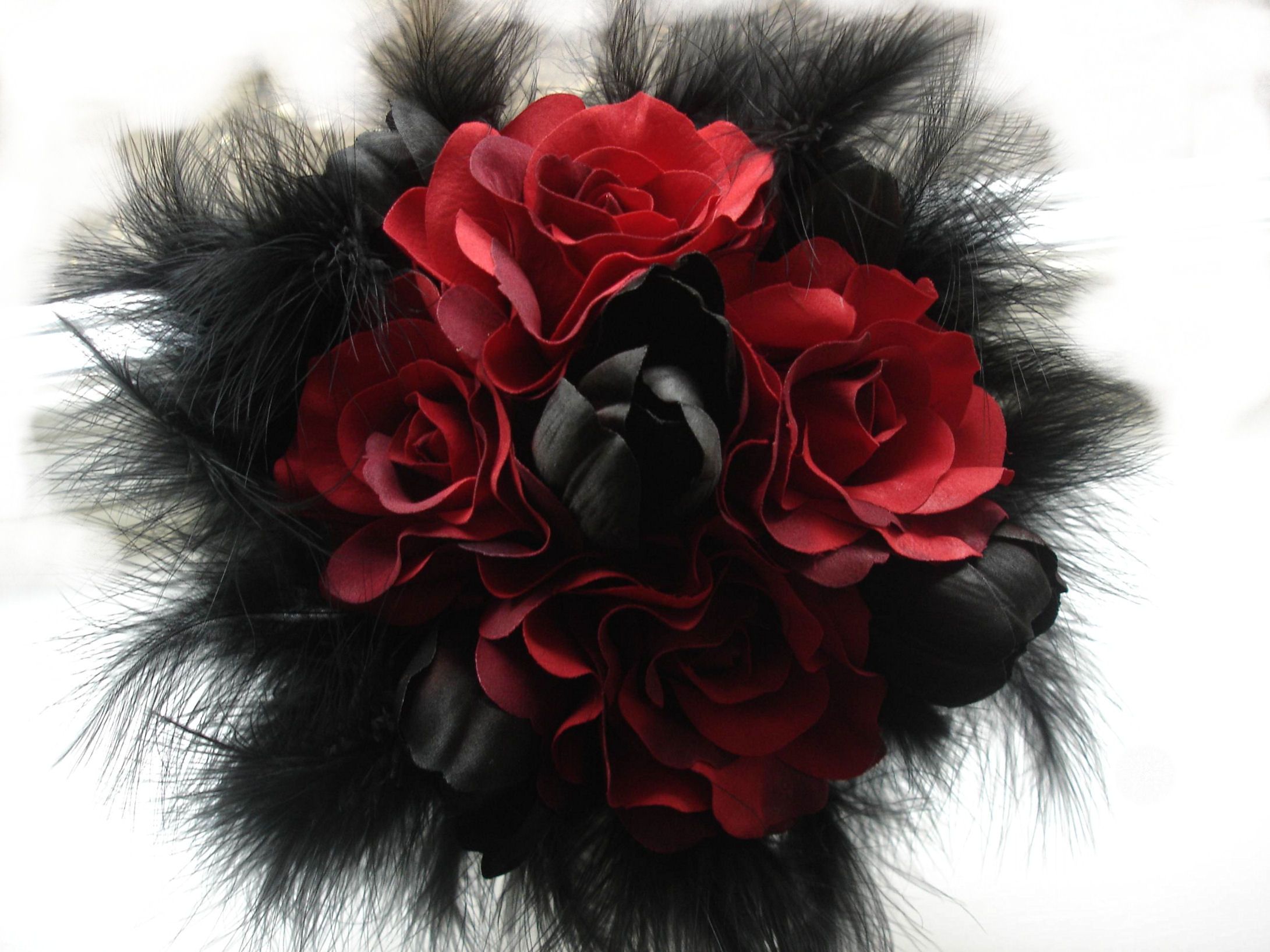 Bouquet rose rosse e nere, 2181x1636 Hi-Res, PC Desktop