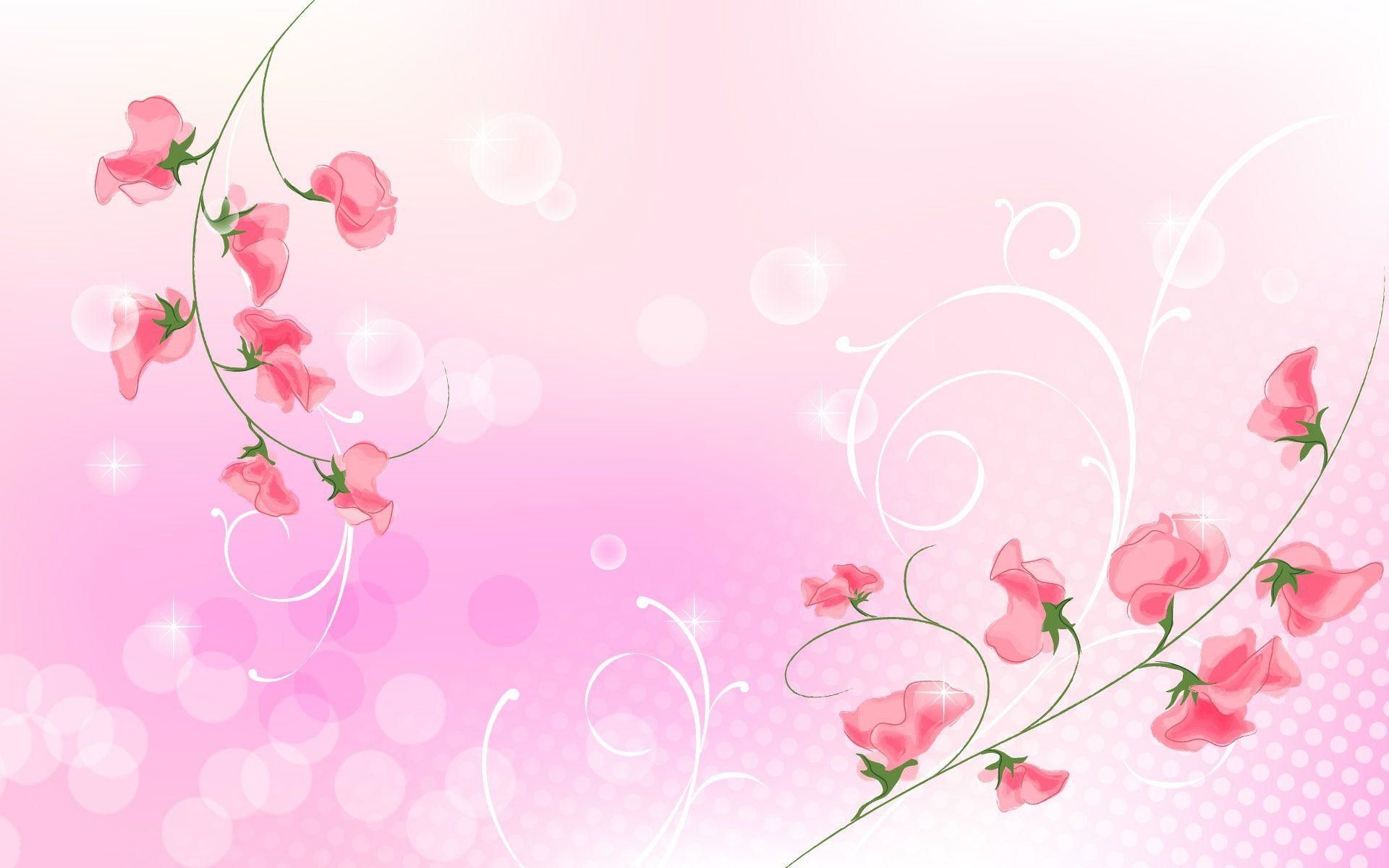 Fiori rosa chiaro decorativi, 1920x1200 WUXGA, PC