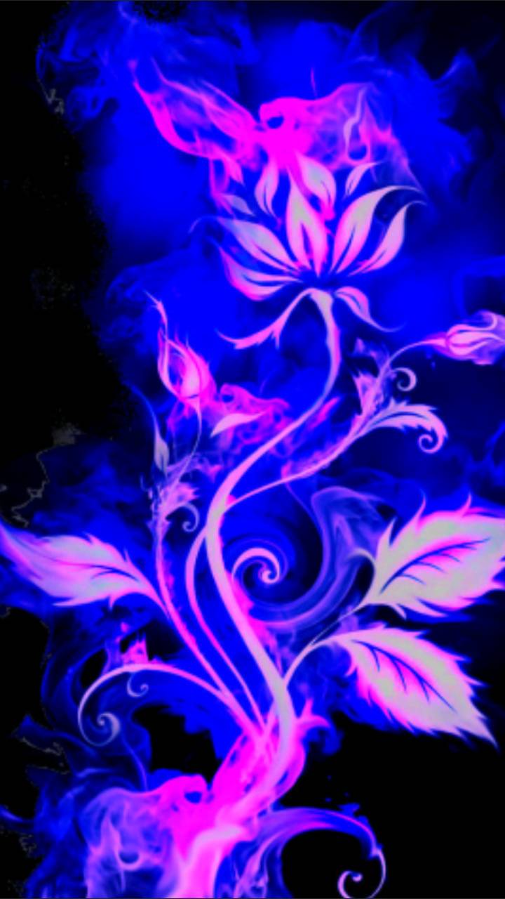 Rosa fumo blu rosa neon, 720x1280 Full HD Verticale, Smartphone