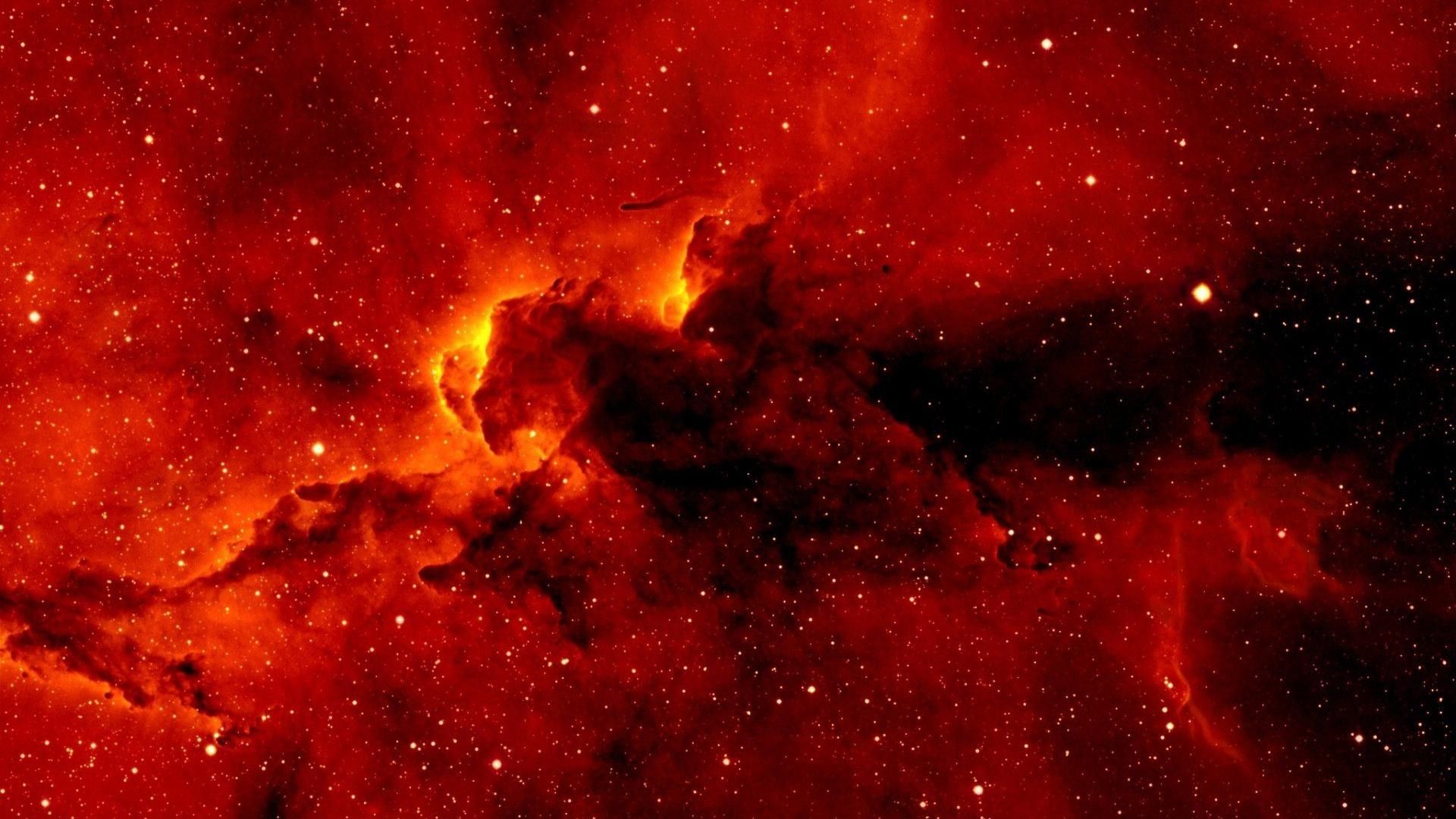 Nebulosa rossa spaziale, 1920x1080 1080p, Desktop