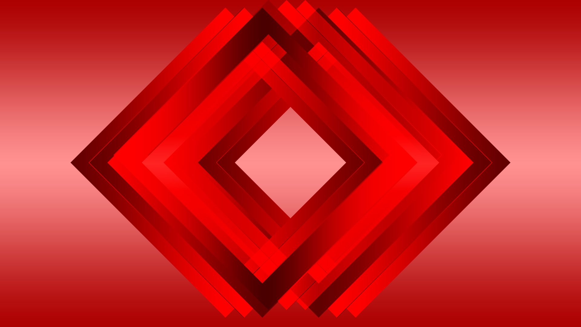 Rombi astratti rossi geometrici, 1920x1080 1080p, PC Desktop