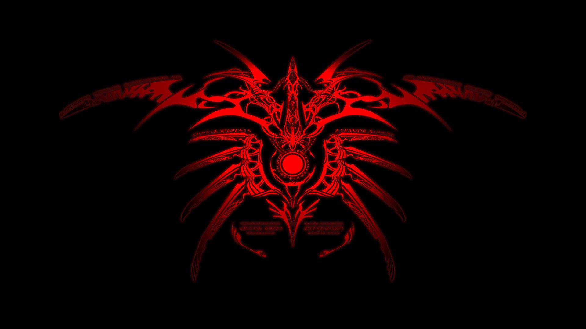 Emblema alato rosso oscuro, 1920x1080 Full HD, PC Desktop