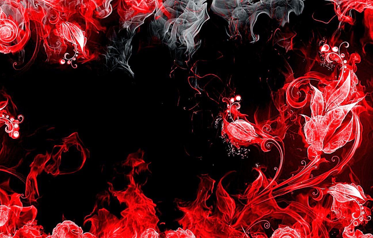 Fumo astratto rosso nero, 1296x828 HD, Desktop
