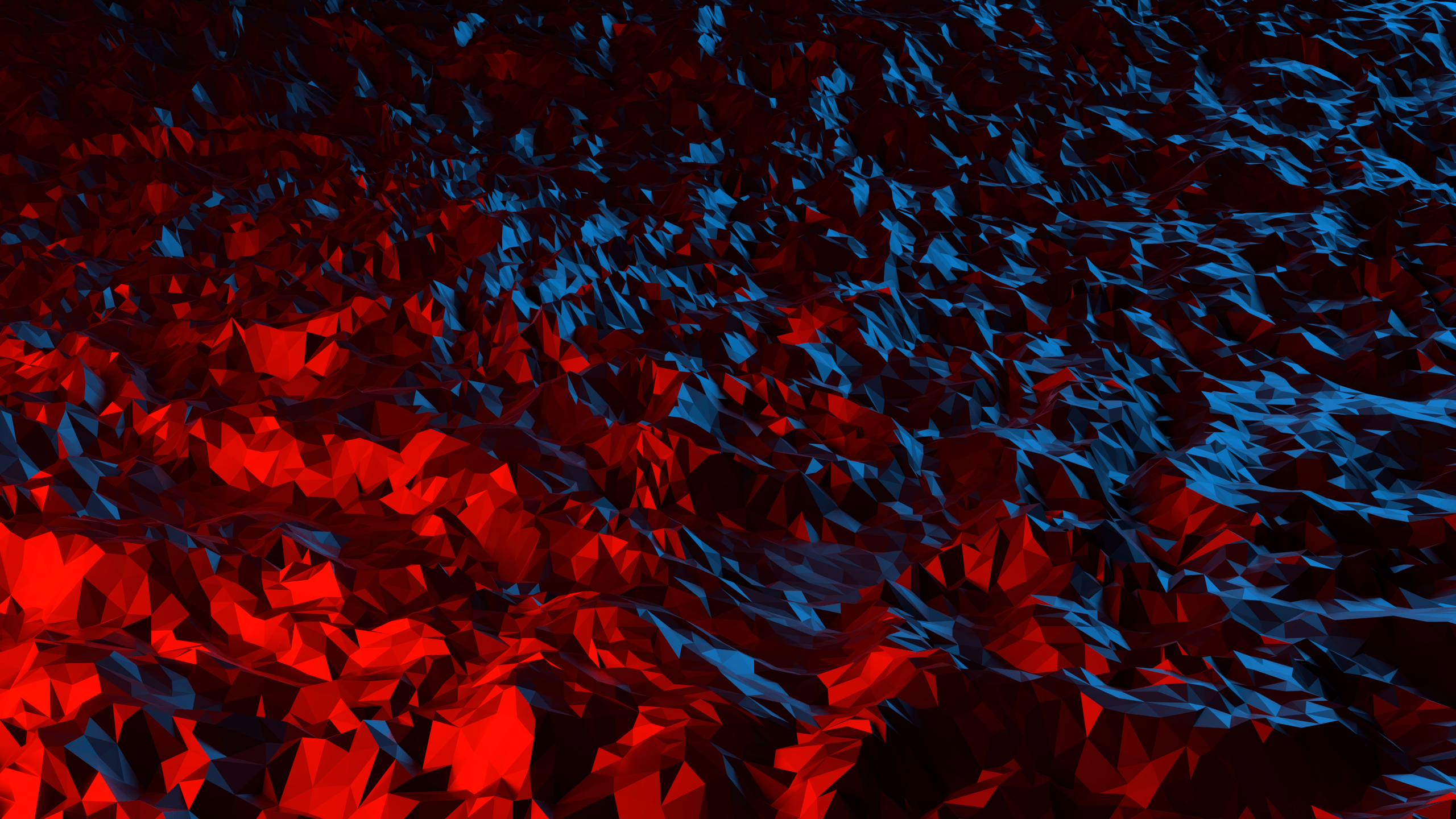 Superficie astratta rossa e blu, 2560x1440 2K, Desktop