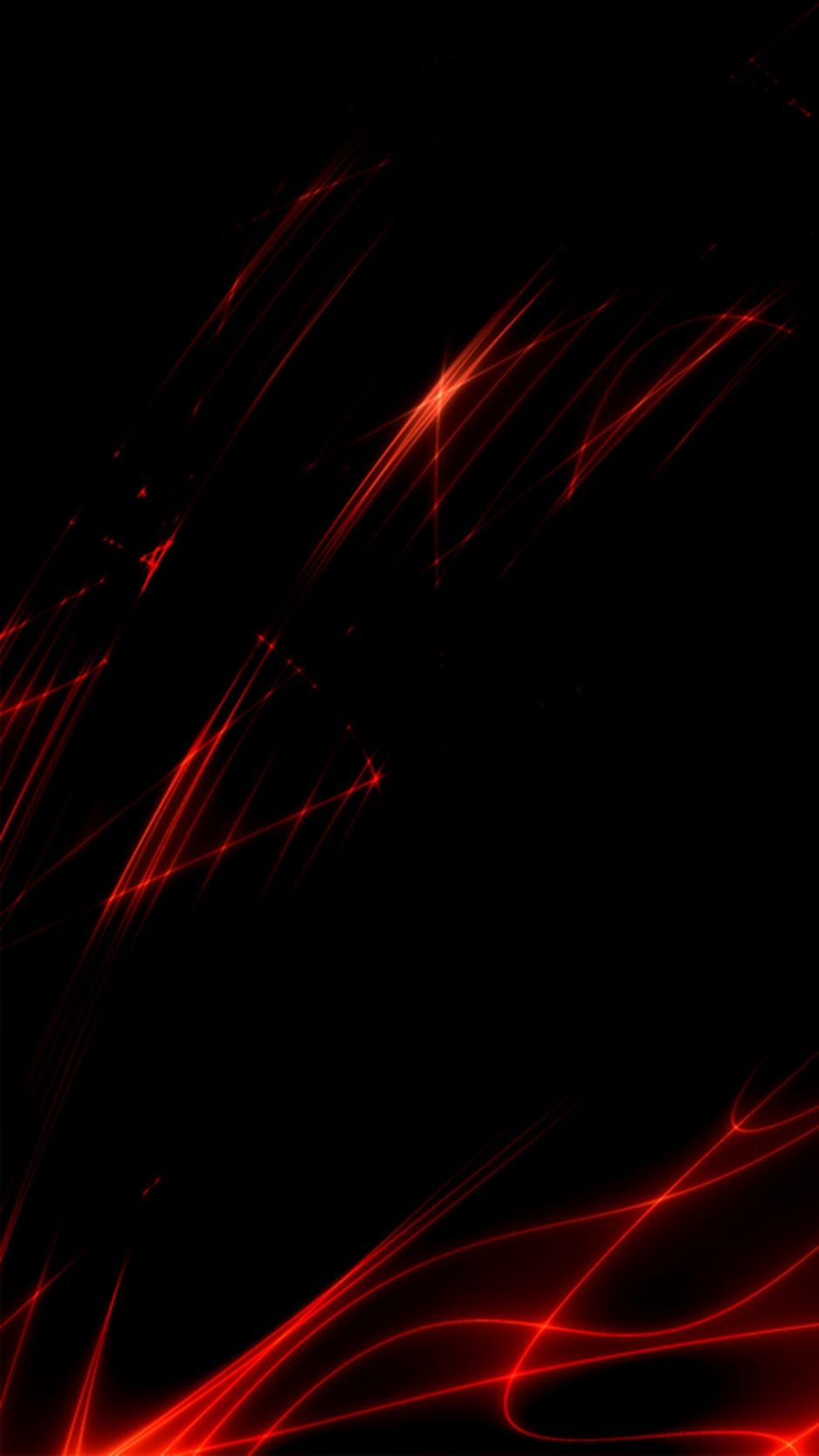 Linee astratte rosse e nere, 938x1668 Verticale, iPhone Pro