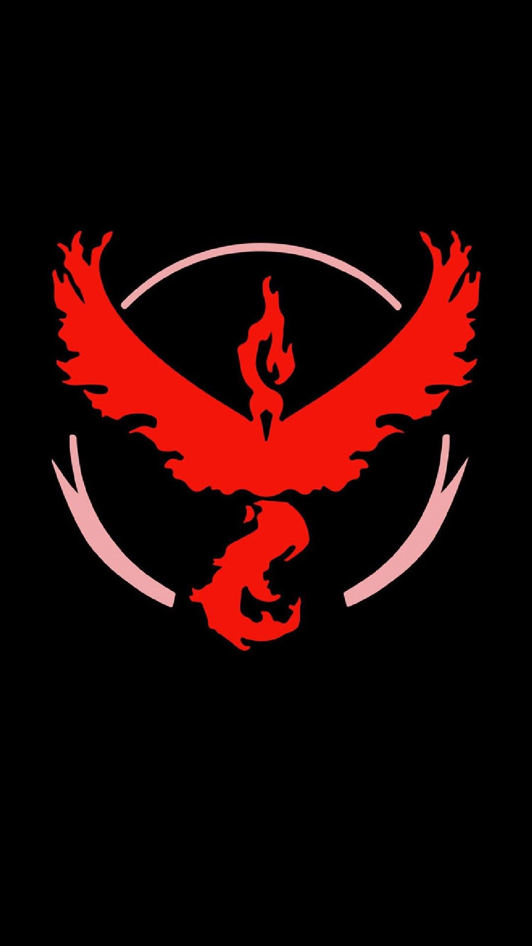 Team Valor Pokemon Go logo, Nintendo, 1080x1920 Verticale, iPhone Pro Max
