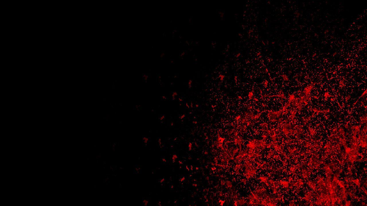 Particelle rosse astratte scuro, 1280x720 720p, PC