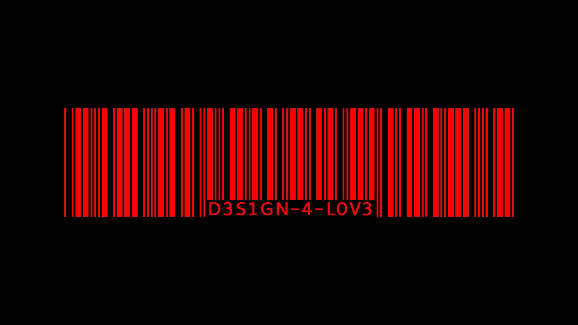Codice a barre rosso design, 1920x1080 1080p, Desktop