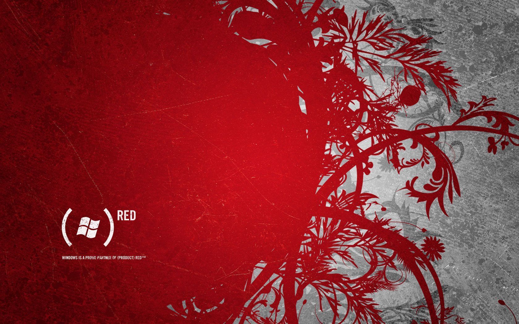 Sfondo astratto rosso floreale Windows, 1680x1050 900p, Monitor Gaming