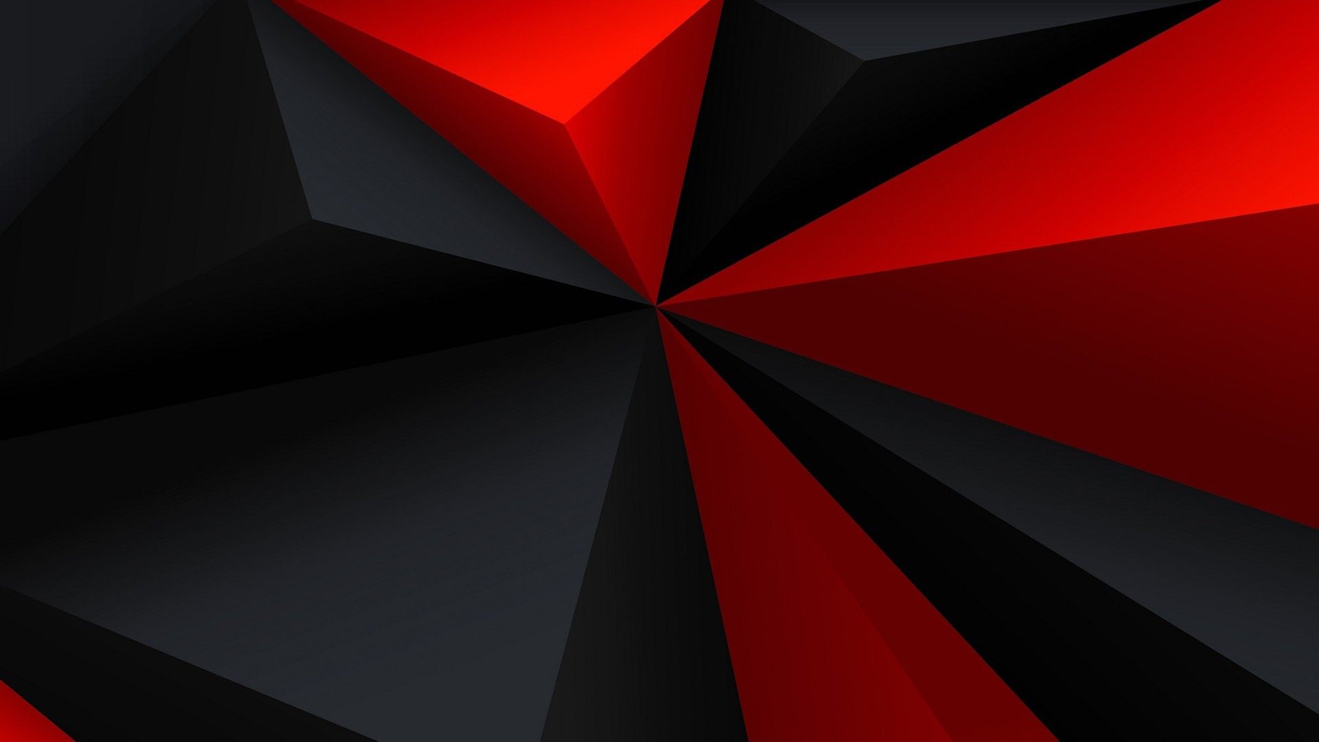 Forme geometriche astratte rosse nere, 1920x1080 Full HD 1080p, Desktop