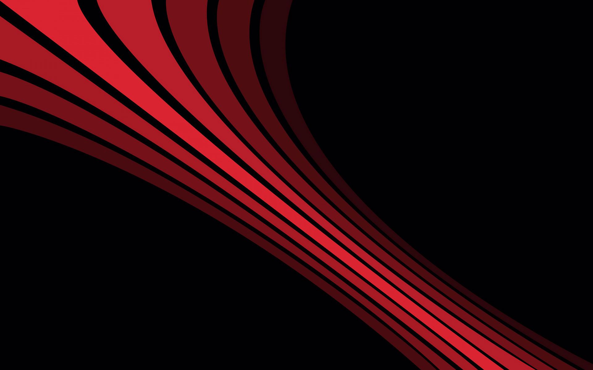 Linee rosse curve astratte, 1920x1200 Full HD+ WUXGA, PC