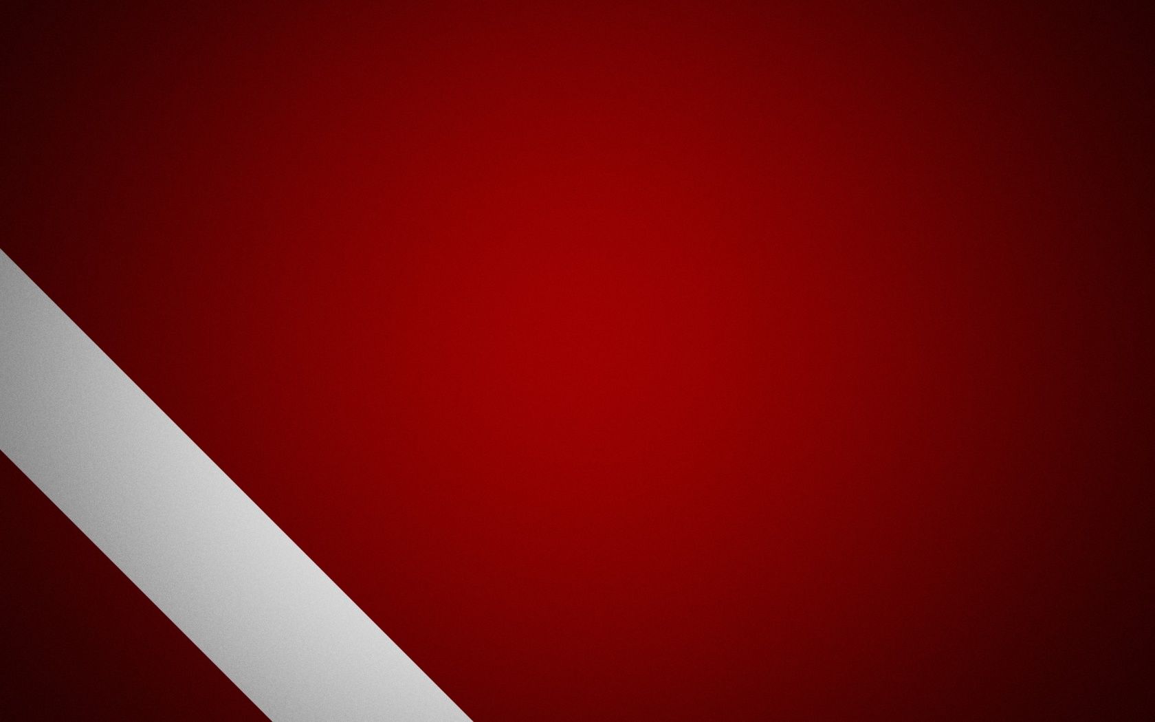 Sfondo rosso con banda diagonale bianca, 1680x1050 HD Ready, Desktop