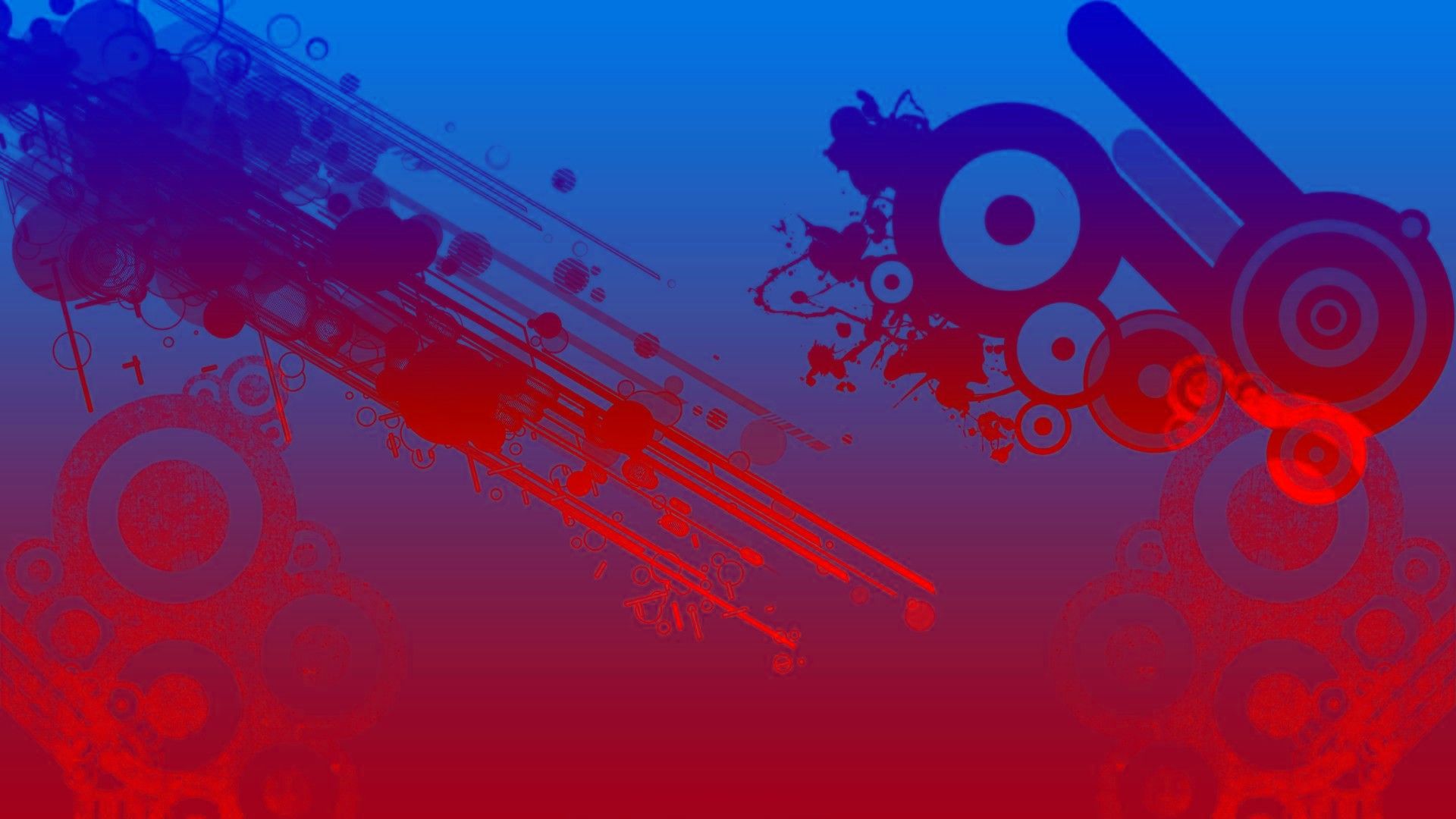Sfondo astratto rosso e blu, 1920x1080 Full HD, PC Desktop