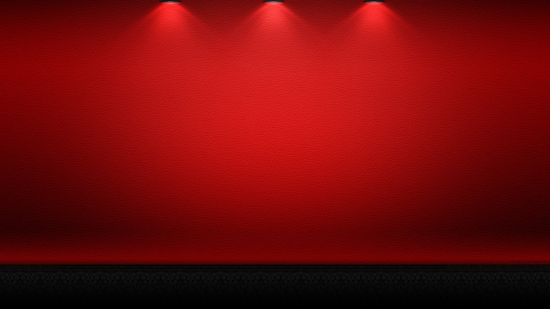 Palcoscenico rosso con riflettori, 1920x1080 Full HD, Monitor Gaming
