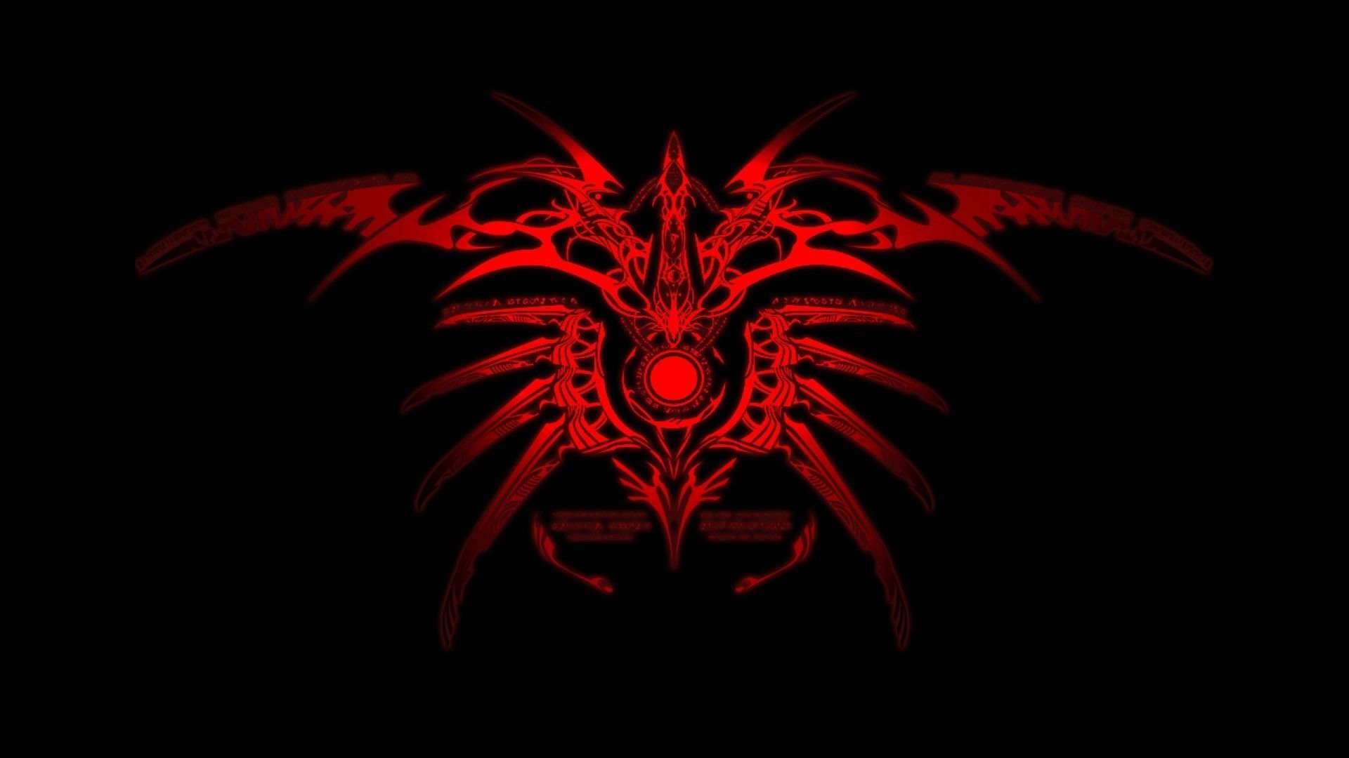 Creatura demoniaca rossa astratta, 1920x1080 1080p, PC Desktop