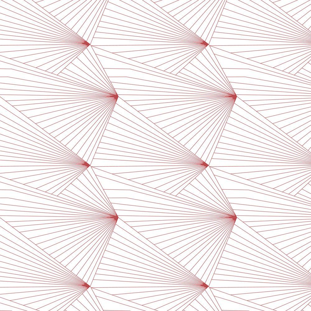 Pattern lineare a ventaglio rosso, 1000x1000 HD, PC Desktop