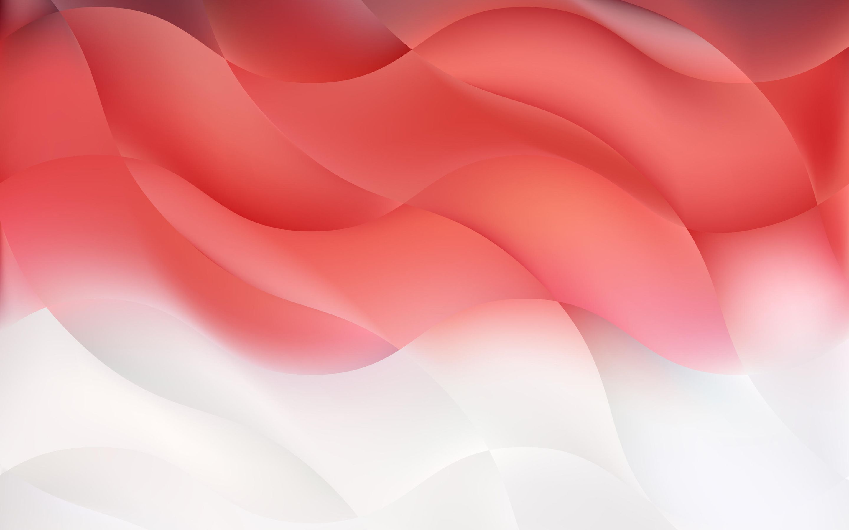 Onde astratte rosse e bianche, 2880x1800 WQXGA, MacBook Pro