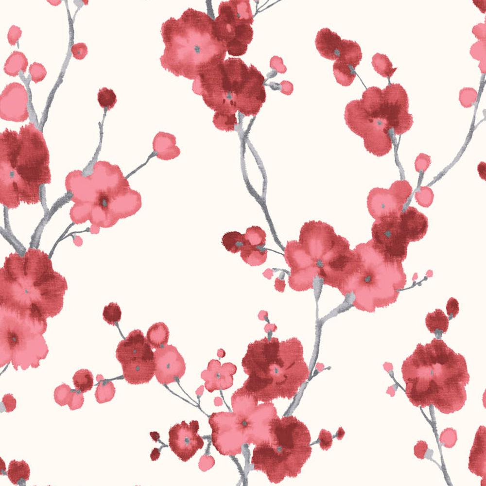 Fiori di ciliegio acquerello rosso, 1000x1000 HD, Laptop