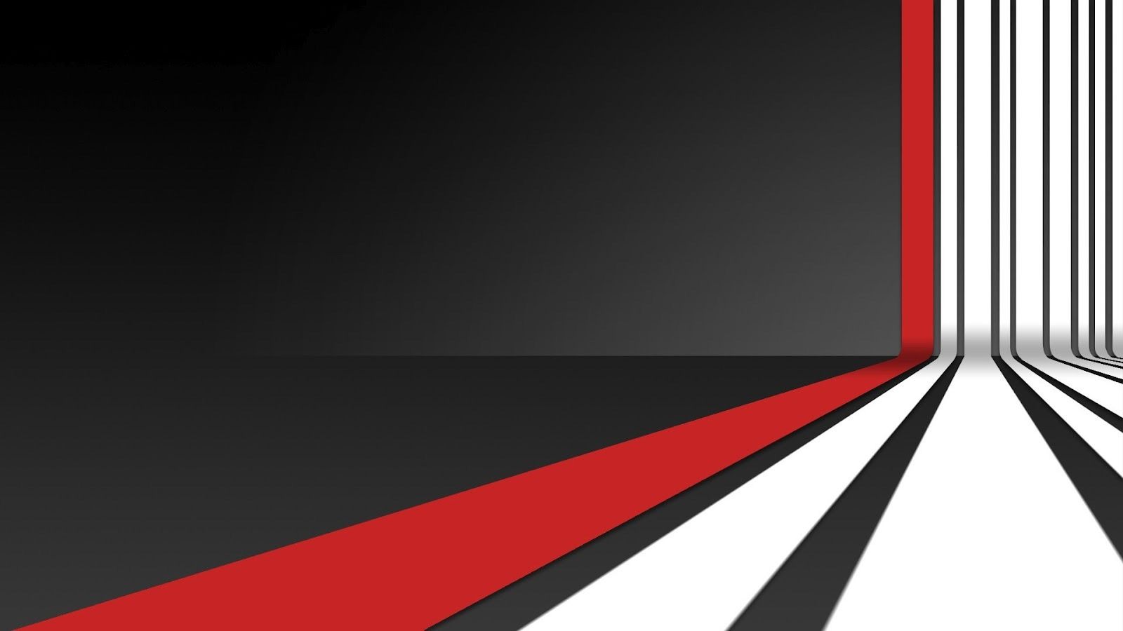 Strisce astratte rosso nero bianco, 1600x900 HD, Desktop
