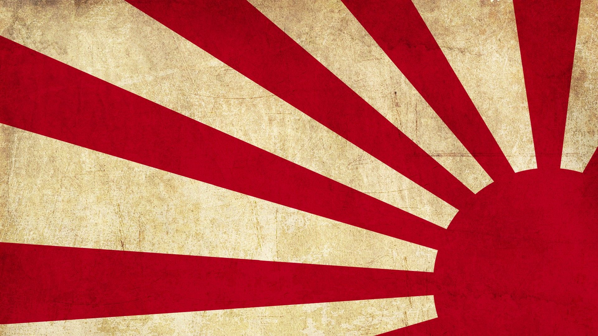 Bandiera sole nascente rosso bianco, 1920x1080 1080p, PC