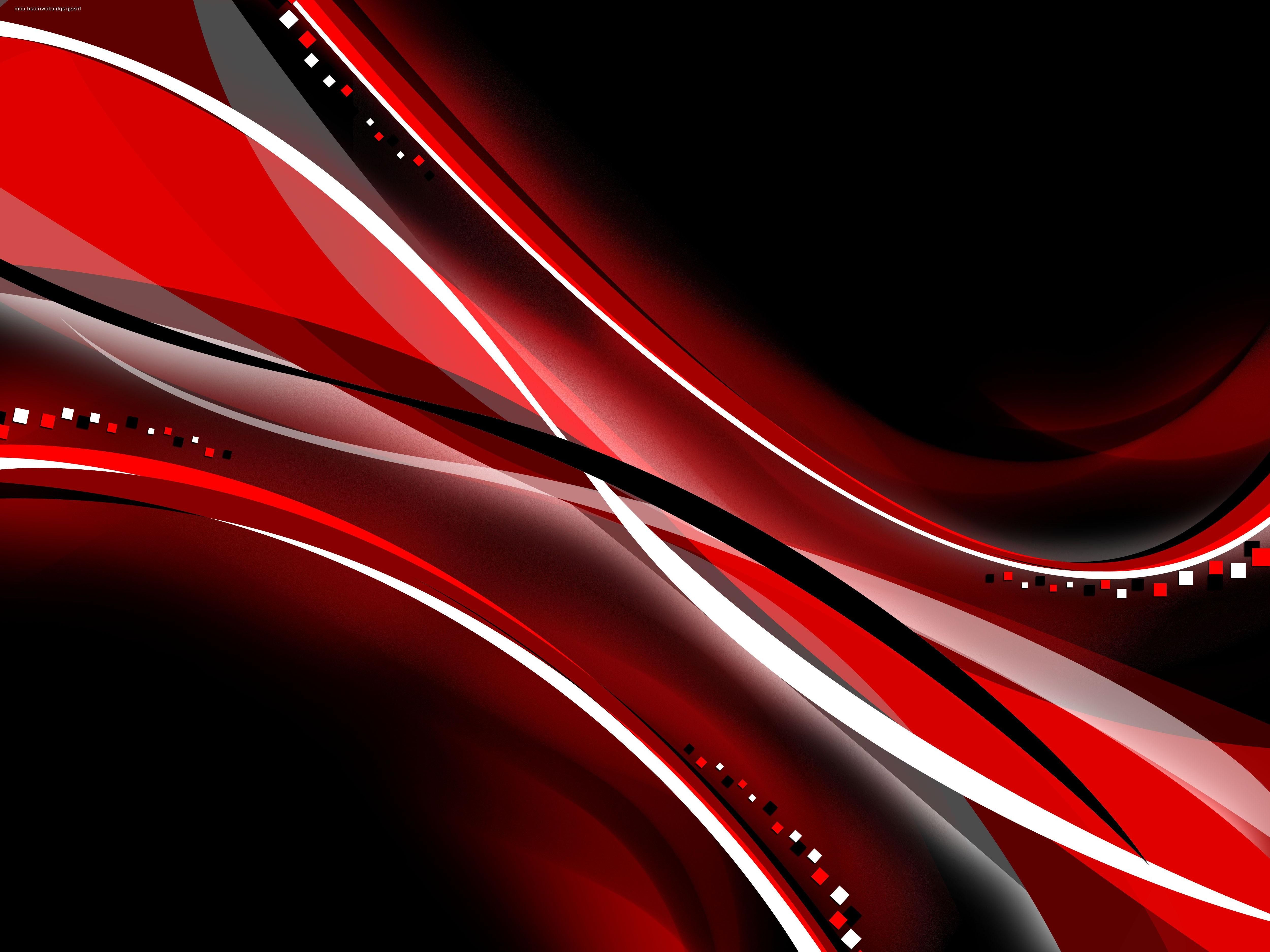 Onde astratte rosse e nere, 5000x3750 4K Ultra HD, Smart TV 4K