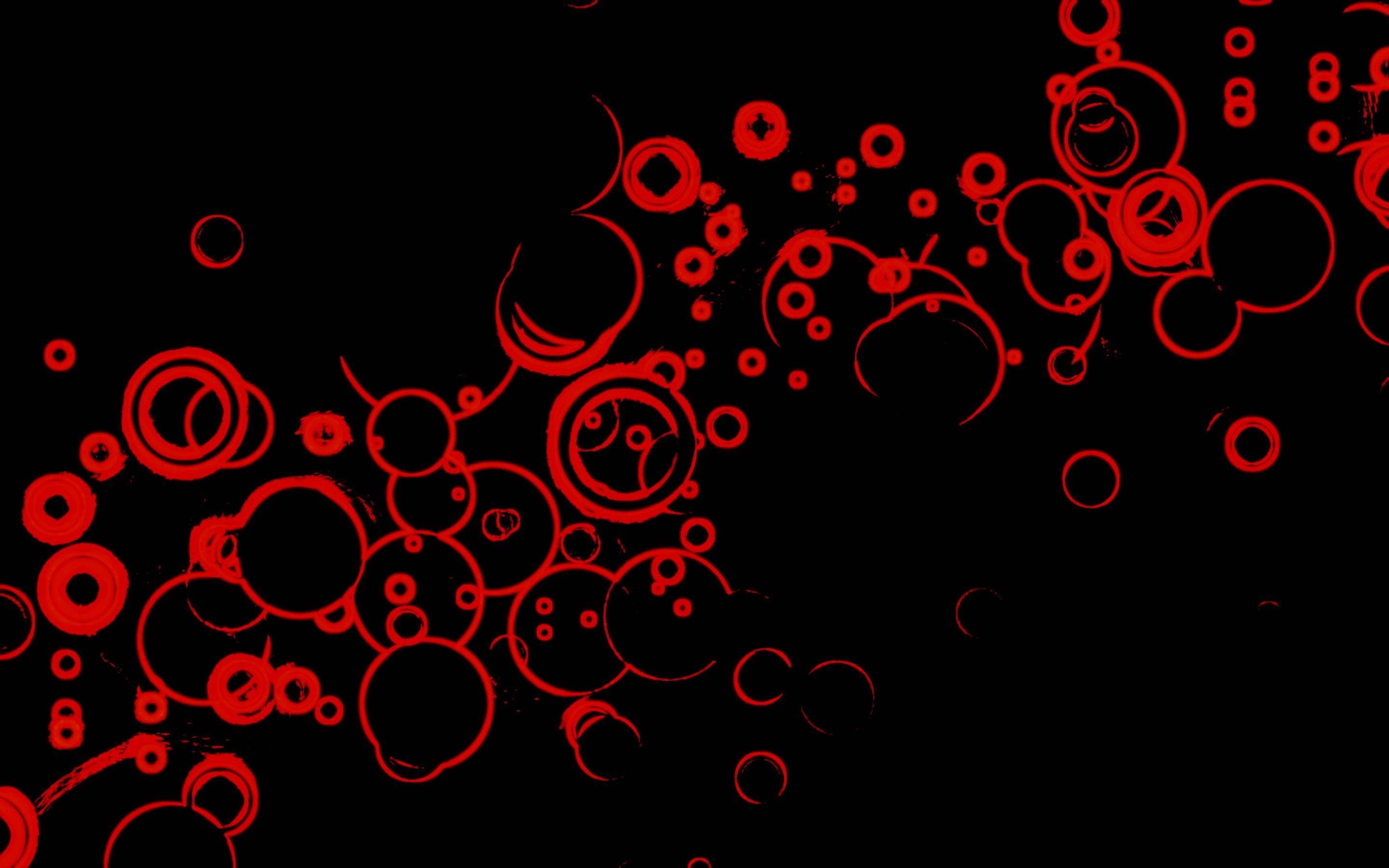 Linee rosse astratte su nero, 3840x2400 UHD, PC 4K