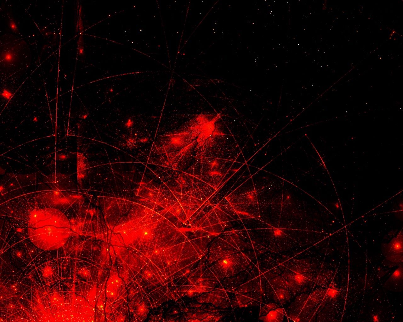 Astrazione rossa e nera cosmica, 1280x1024 HD, Desktop
