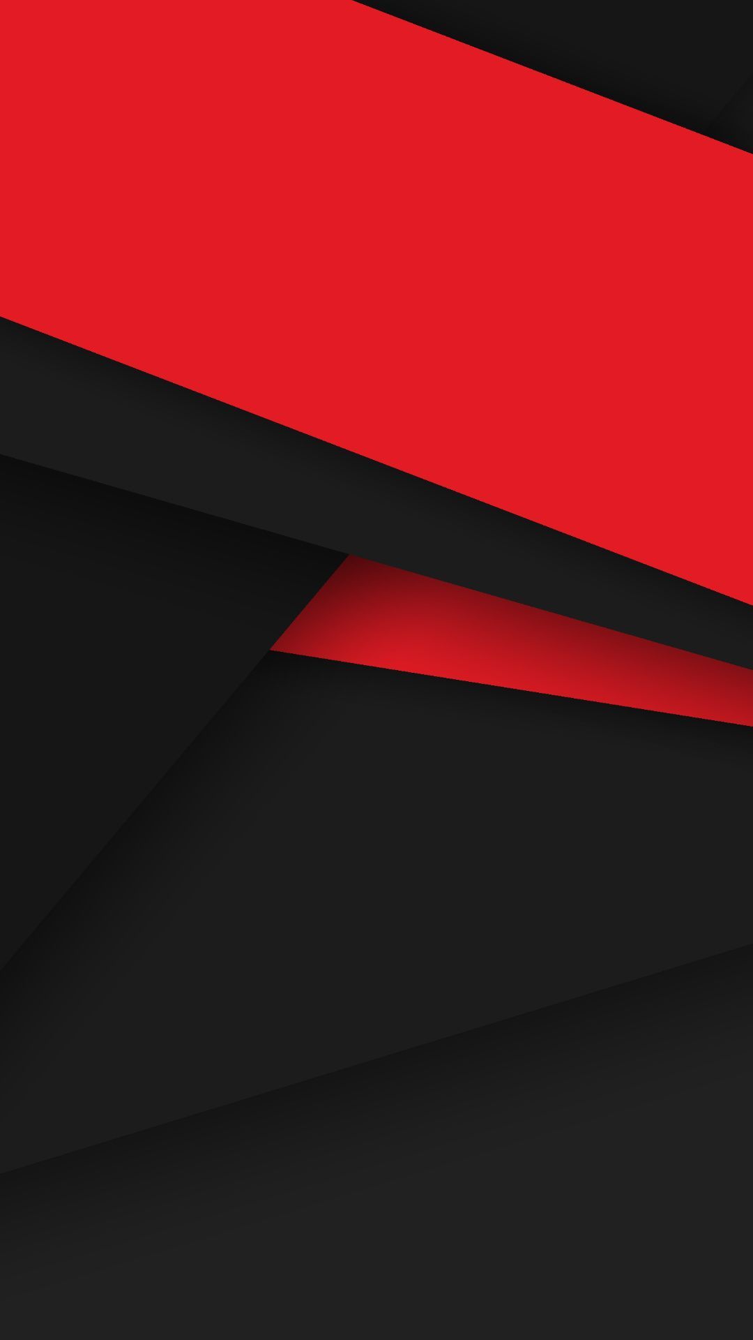 Design geometrico rosso e nero, 1080x1920 Full HD Verticale, Smartphone