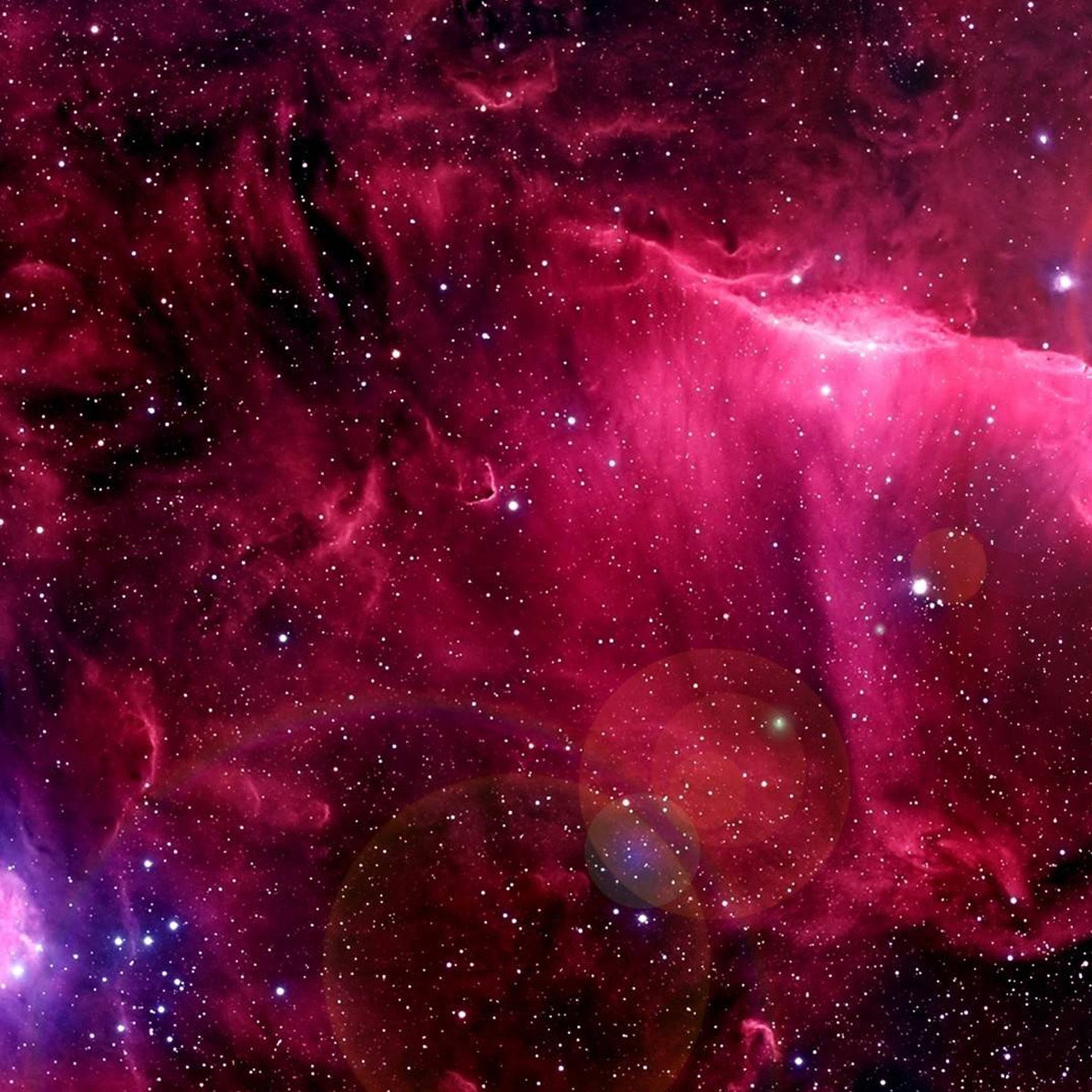 Nebulosa rossa nello spazio, 2048x2048 Hi-Res, Desktop